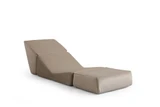 Kauč na razvlačenje s 1 sjedištem Origami Convertable - Sjajna krema