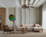 Stolica s krilom Lyke - Smeđa