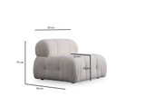 Sofa s jednim sjedištem Petite O1 - Bijela