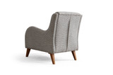 Stolica s krilom Nice Bergere - krem, plava