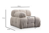 Sofa s jednim sjedištem Petite 1R - Kremasta