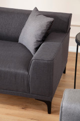Sofa s 3 sjedala Petra 3 - Antracit Sofa s 3 sjedala Petra 3 - Antracit