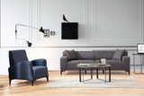 Sofa s 3 sjedala Petra 3 - Antracit Sofa s 3 sjedala Petra 3 - Antracit