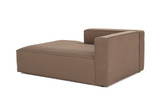 Sofa s jednim sjedištem Mora XL Chl lijevo - smeđe