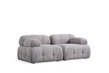 Sofa s 2 sjedala Petite 2 - Svijetlosiva Sofa s 2 sjedala Petite 2 - Svijetlosiva