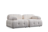 Sofa s 2 sjedala Petite 2 - Bijela