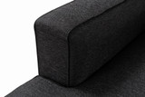 Sofa s 2 sjedala Mora XL 2 sjedala - antracit