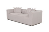 Sofa s 2 sjedala Mora XL 2 sjedala - ecru boja
