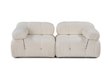 Sofa s 2 sjedala Dvosjed Bubble (L1-1R) - krem