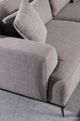 Sofa s 2 sjedala Jaguar 2 - Smeđa, Siva