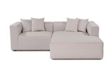 Kutna sofa Mora XL kut lijevo (CHLLeft -1R) - ecru