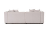 Kutna sofa Mora XL kut lijevo (CHLLeft -1R) - ecru