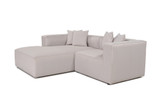 Kutna sofa Mora XL kutni desni (L1-CHLRight) - ecru