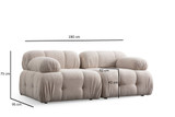Kutna sofa Petite 2 - Kremasta