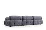Sofa s 3 sjedala Petite 3 - Siva Sofa s 3 sjedala Petite 3 - Siva