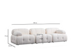 Sofa s 3 sjedala Petite 3 - Bijela Sofa s 3 sjedala Petite 3 - Bijela
