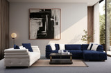 Sofa s 3 sjedala Boston 3 - Bijela