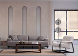Sofa s 3 sjedala Jaguar 3 - Smeđa, Siva
