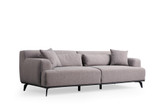 Sofa s 3 sjedala Jaguar 3 - Smeđa, Siva