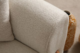 Kutna sofa na razvlačenje Lyke Left - krema