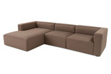 Kutna sofa Mora XL (ChlLeft-O1-1R) - Smeđa