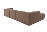 Kutna sofa Mora XL (ChlLeft-O1-1R) - Smeđa