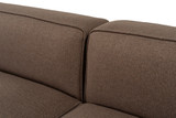Kutna sofa Mora XL (ChlLeft-O1-1R) - Smeđa