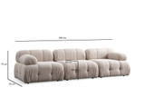 Kutna sofa Petite 3 - Kremasta
