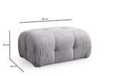 Kutna sofa Petite 3 - Svijetlosiva Kutna sofa Petite 3 - Svijetlosiva