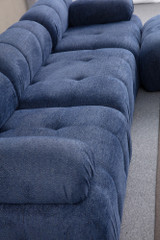 Kutna sofa Petite 3 - Noćno plava