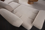 Kutna sofa na razvlačenje Lijep L kut desno - krem