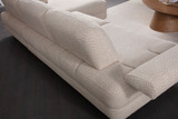 Kutna sofa na razvlačenje Lijep L kut desno - krem