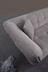 Kutna sofa Bokserice lijevo - svijetlo sive