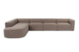 Kutna sofa Mora (X-Oval-L1-O1-O1-R1)