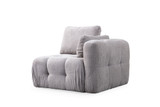 Sofa s 3 sjedala Amaris trosjed - svijetlo siva
