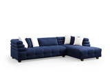 Kutna sofa Boston Desno - Noćno plava