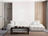 Kutna sofa Pescara kut desno (L2-Chl) - bijela