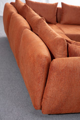 Kutna sofa Floransa - Narančasta Kutna sofa Floransa - Narančasta