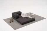 Sofa s 2 sjedala Udobnost - Antracit v2