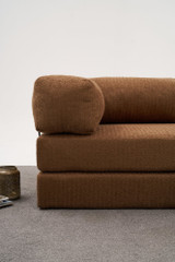 Sofa s 2 sjedala Udobnost - Smeđa v2