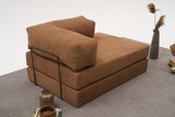 Sofa s 2 sjedala Udobnost - Smeđa v2
