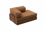 Sofa s 2 sjedala Udobnost - Smeđa v2