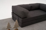 Sofa s 3 sjedala Udobnost - Antracit v2