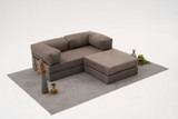 Kutna sofa Comfort Mini - Siva