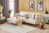 Kutna sofa Revos lijevo - krema