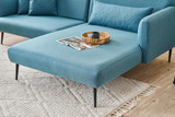 Kutna sofa Revos desno - tirkizna