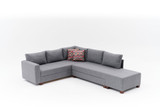 Kutna sofa na razvlačenje Ali Left - Grey