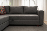 Kutna sofa na razvlačenje Aly Right - Grey