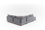 Kutna sofa na razvlačenje Aly Right - Grey