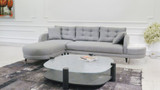 Kutna sofa na razvlačenje Milanski kutak - sivi